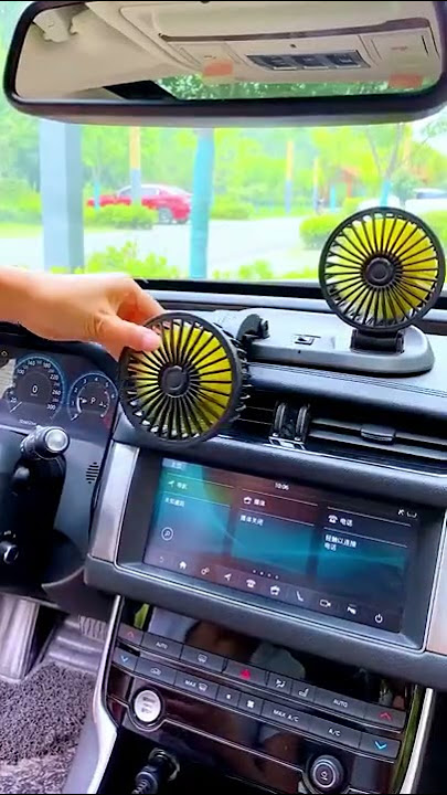 SEAMETAL Dual Fan for Car, Best Portable Fans for Car on Amazon, Car Accessories