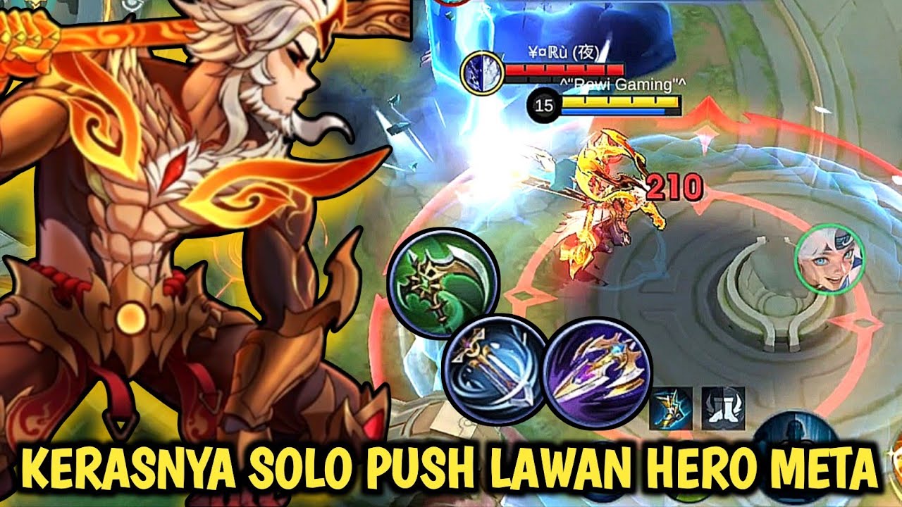 SUN SOLO PUSH BEGITU KERASNYA LAWAN HERO META | SUN BEST BUILD TERSAKIT 2026 - MLBB