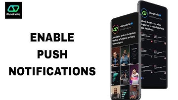 How To Enable Push Notifications On Olymptrade App