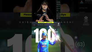 VAIBHAV SOORYAVANSHI 100 runs 🔥😈#vaibhavsuryavanshi​ #indvssa​ #u19cricket​ #cricket​