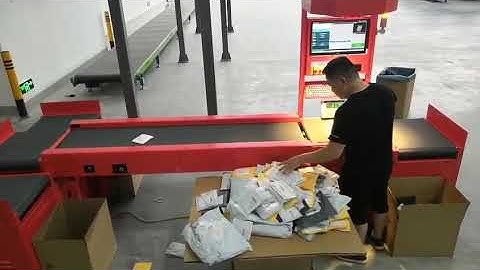 fast reading volume/weight/barcode  and sorting