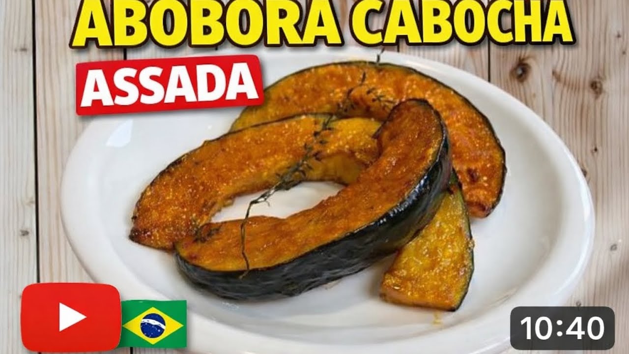 Abóbora kabocha assada 