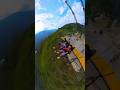 Extreme canyon swing in Colombia! #shorts