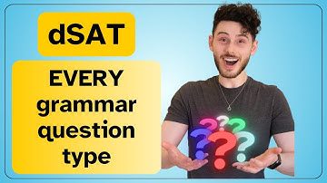Digital-SAT grammar: EVERY question type explained!