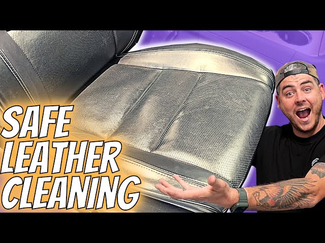 How to clean Leather Car Seats: Easy, No Tools Required, Guaranteed  Results! 