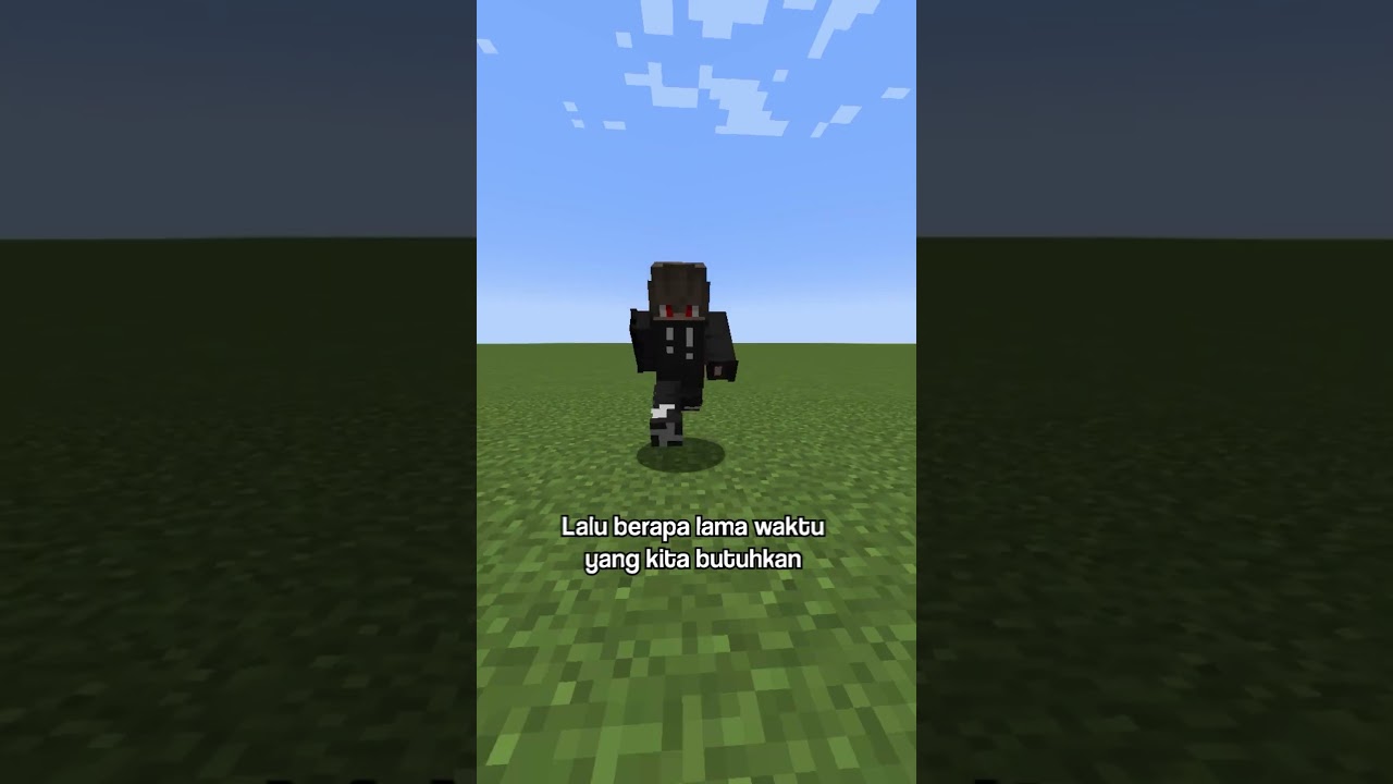 Waktu Yang Di Butuhkan Untuk Ke Ujung Dunia Minecraft #shorts