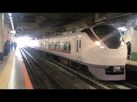 【常磐線内異音により北千住に臨時停車！】E657系K14編成 特急ときわ63号 北千住駅 発車
