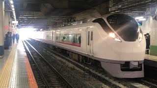 【常磐線内異音により北千住に臨時停車！】E657系K14編成 特急ときわ63号 北千住駅 発車