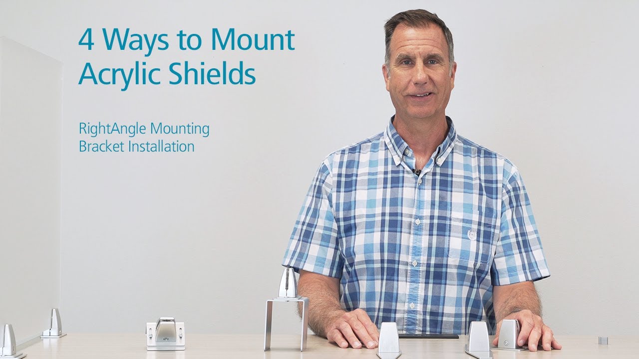 How To Mount Acrylic Shields From RightAngle Products Sneeze Guards How To Mount Acrylic Shields From RightAngle Products Sneeze Guards