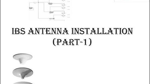 IBS Installation_RF Engineering Part-1 (Hindi)
