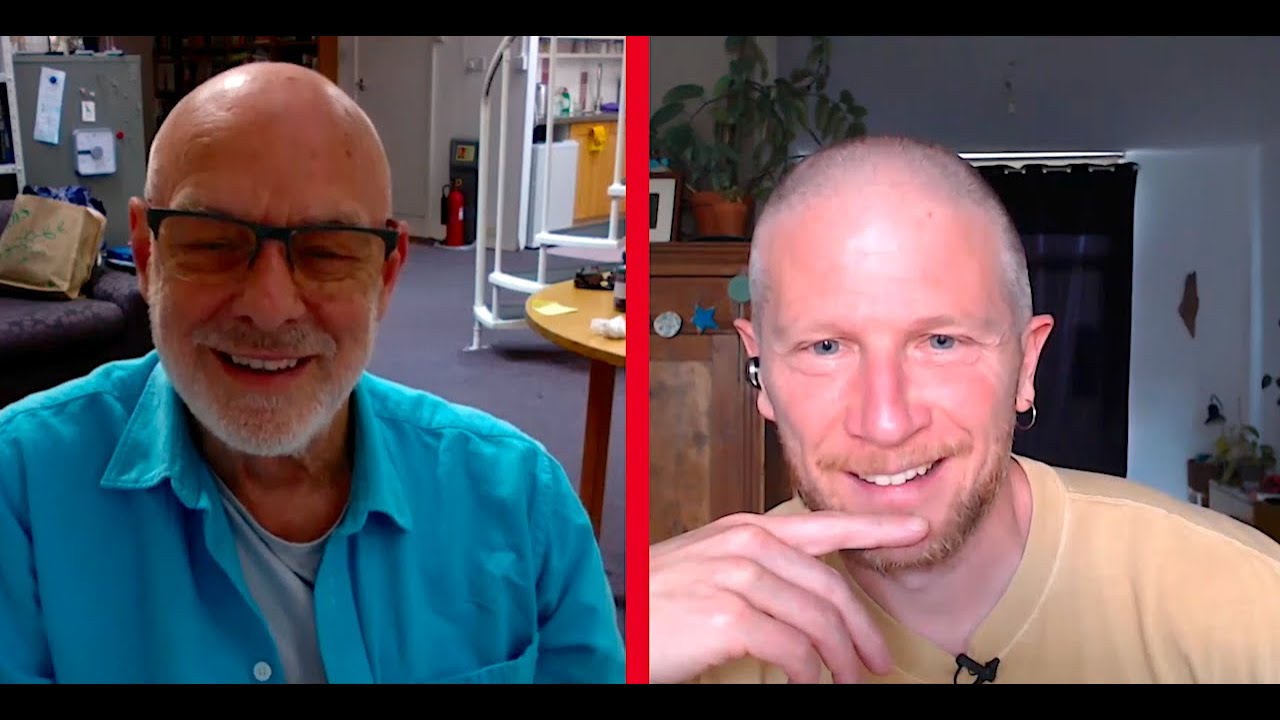 BRIAN ENO, an artist AGAINST GENOCIDE. 