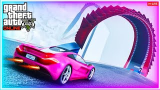 🔴HARDEST GTA 5 PARKOUR STUNT RACE'S🔴| Skribble Live | Chill Stream with PreetTV