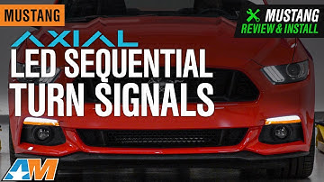 2015-2017 Mustang Axial LED Sequential Turn Signals; Smoked Review & Install