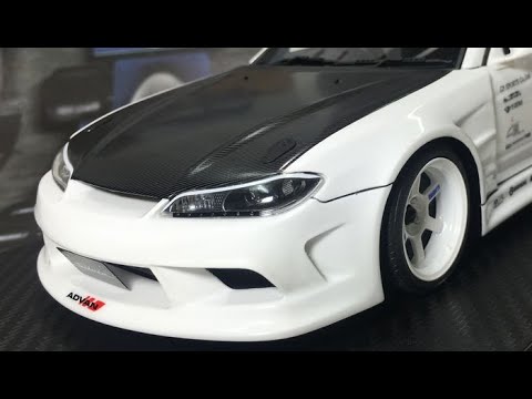VERTEX S15 SILVIA ダークシルバー（1/18 IG2003 イグニッションモデル 1／18スケール VERTEX EDGE S15 SILVIA