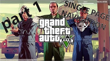 Single page Website Navigation part-1| HTML & CSS