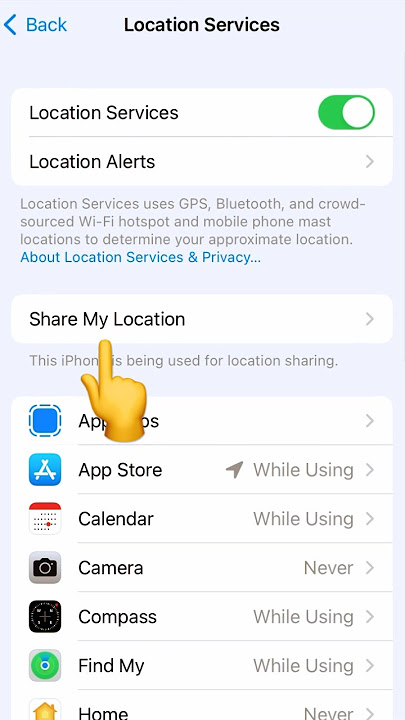 Turn On/Off Share My Location on iPhone IOS 16 🗺️ Enable/Disable Share my Location in #iPhone