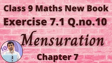 TN Class 9 Maths Mensuration Exercise 7.1 Q.no.10 Chapter 7 Alexmaths Heron’s Formula