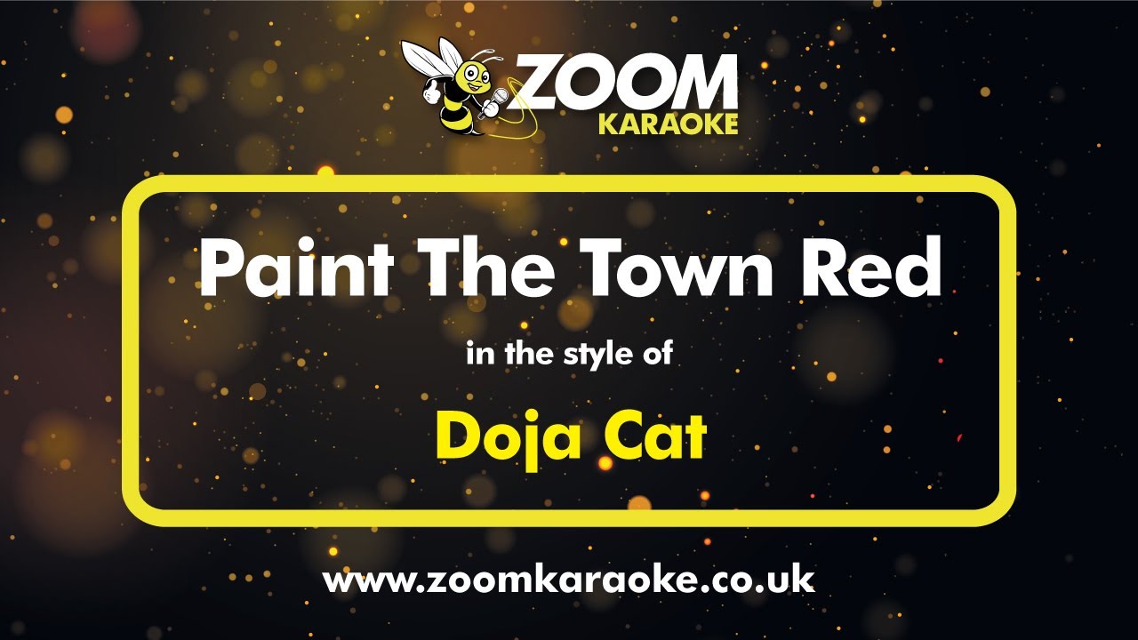 Doja Cat Paint The Town Red Karaoke Version from Zoom Karaoke YouTube