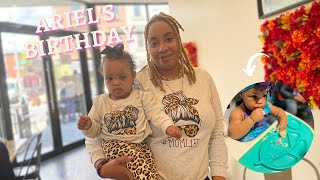 ARIEL'S BIRTHDAY BRUNCH | MOMMY & ME VLOG   MINI PARTY