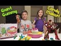 GIANT GUMMY CANDY MAKER! with Marvel Super Hero Gummies! MESSY FAIL!