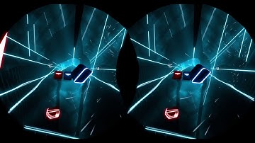 Beat Saber - Legend on Hard Rank S - Headset VR 3D Cardboard 60fps No Commentary