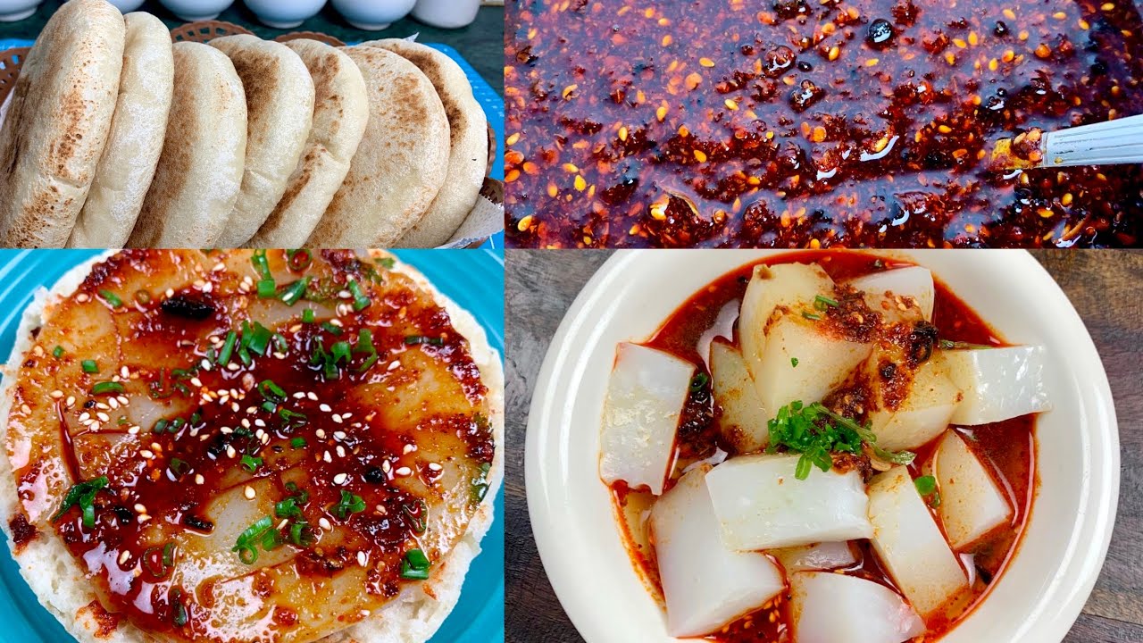 Tibetan Laphing bhaley Street Food in Tibet StyleWhite Laphing