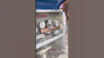Máy cưa cắt nhiều tấm từ thân gỗ nguyên khối giúp giảm thời gian xử lý công việc