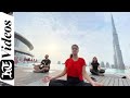 Yoga by the Burj and an infinity pool