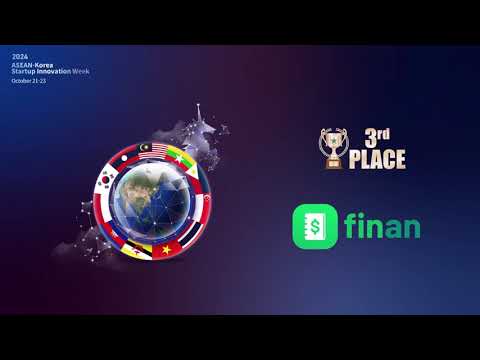 [ASEAN-Korea Startup Innovation Week 2024] Finan (Vietnam) wins third place!