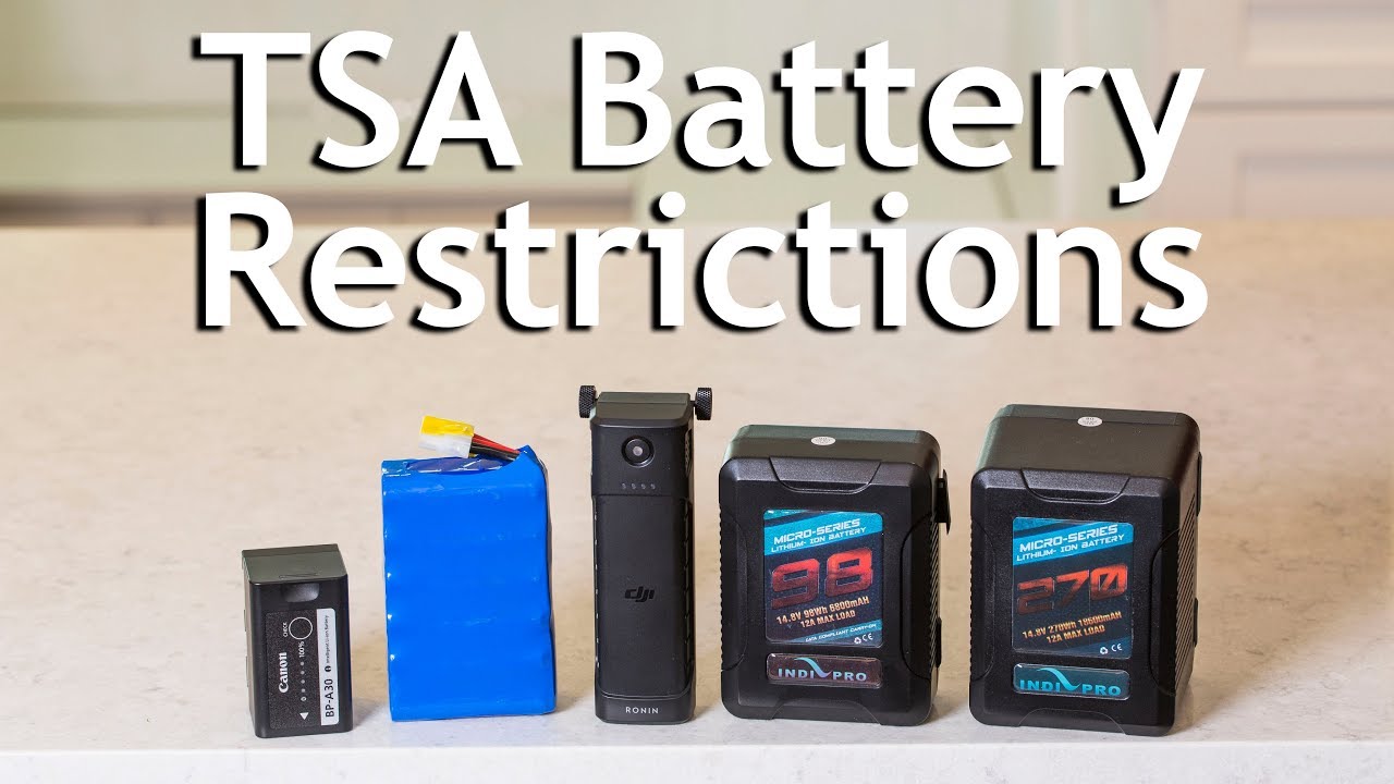 airline travel restrictions batteries