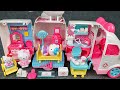 33 minutes satisfying with unboxing cute hello kitty ambulance doctor playset asmr  review toys