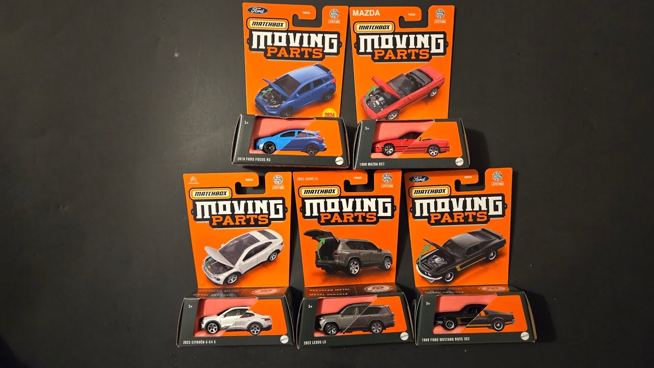 Opening 2024 Matchbox Moving Parts Mix 4 - YouTube