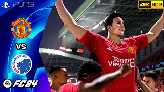 Ea Sports Fc 24 - Manchester United Vs Fc Copenhagen Uefa Champions League Ps5 4K 60Fps Hdr