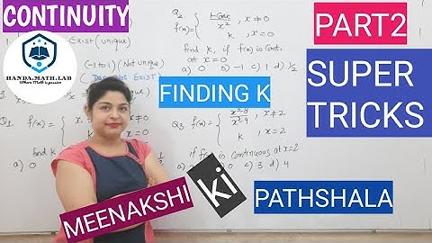 CONTINUITY SUPER TRICKS||PART2||JEE MAIN||NVS||KVS||MASTER CADRE