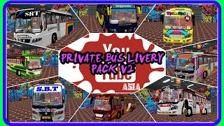 TAMILNADU PRIVATE BUS LIVERY | LIVERY PACK V2 | RXSUNDAR COLLECTION | YOUTUBEASIA