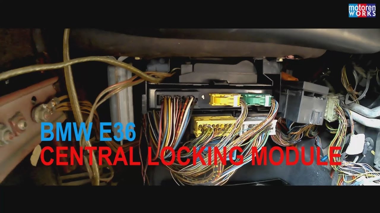 BMW E36 Central Locking Module Error - YouTube