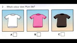Topic People and Clothes - Starters 3 Test 3 5 (Old format)