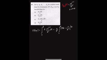 MVUE of \(\theta\) for Uniform(0, \(\theta\)) | UPSC ISS 2025 Paper-2 | Problem-27 | RitwikMath