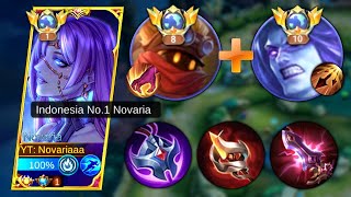 NOVARIA STARLIGHT SKIN EASY COUNTER META HERO MOSKOV USING THIS BUILD & EMBLEM 2024 | MOBILE LEGENDS