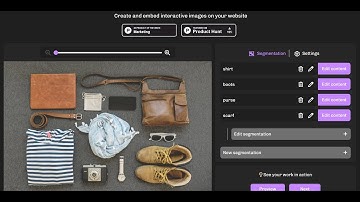 Interactivity Studio AI Segmentation of objects on an image