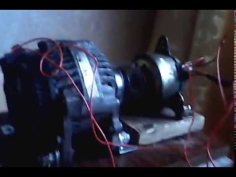 Самозапитка. Мотор-генератор .Сам сделал . Self-washing. The motor-generator. I did it myself.