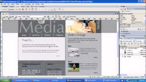 Belajar Web Design dengan adobe dreamweaver cs3