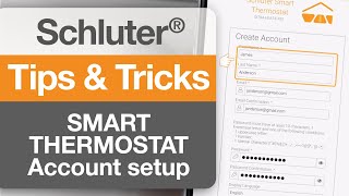 Tips on how to download the Schluter®DITRAHEATERS1 application and how to set up your account.