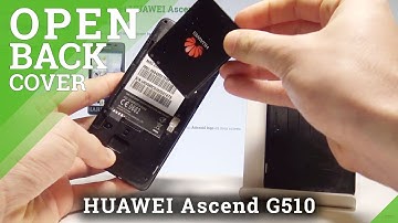 How to Remove Battery on HUAWEI Ascend G510 - Soft Reset / Open Back Cover |HardReset.Info