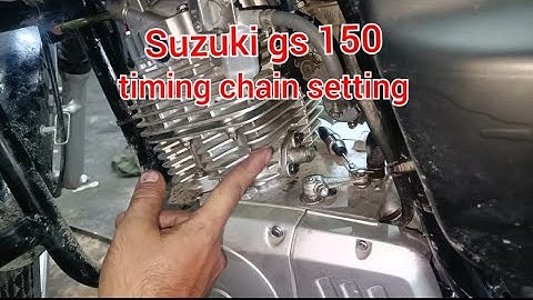 SCIENCE OF TIMING CHAIN TENTIONER HOW TO GET RID OF TIMING CHAIN NOISE SUZUKI GS 150