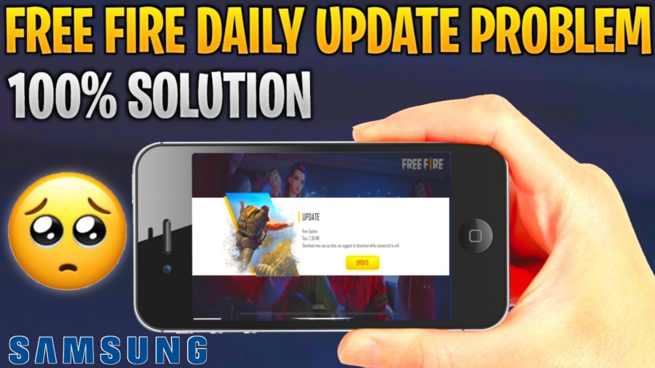 How to fix daily update problem in free fire samsung | how to solve daily update problem free fire