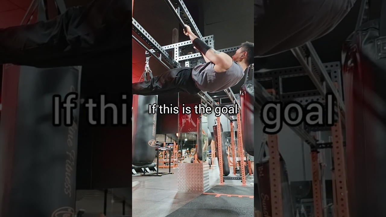 If Front Lever Is The Goal, I would do this #calisthenics