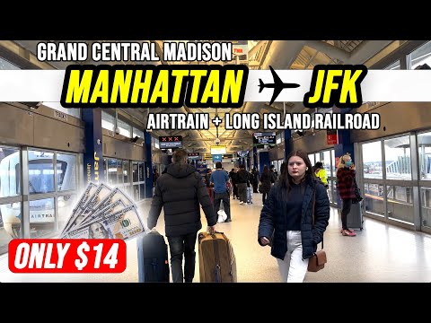 Video: JFK Lufthavn til Atlantic Avenue Brooklyn med massetransport