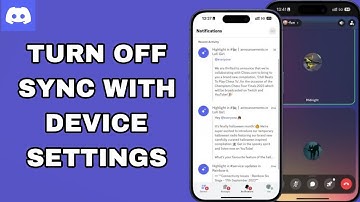 How To Turn Off Sync With Device Settings On Discord App