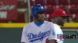 LAD@CIN: Gordon slashes an RBI double to left